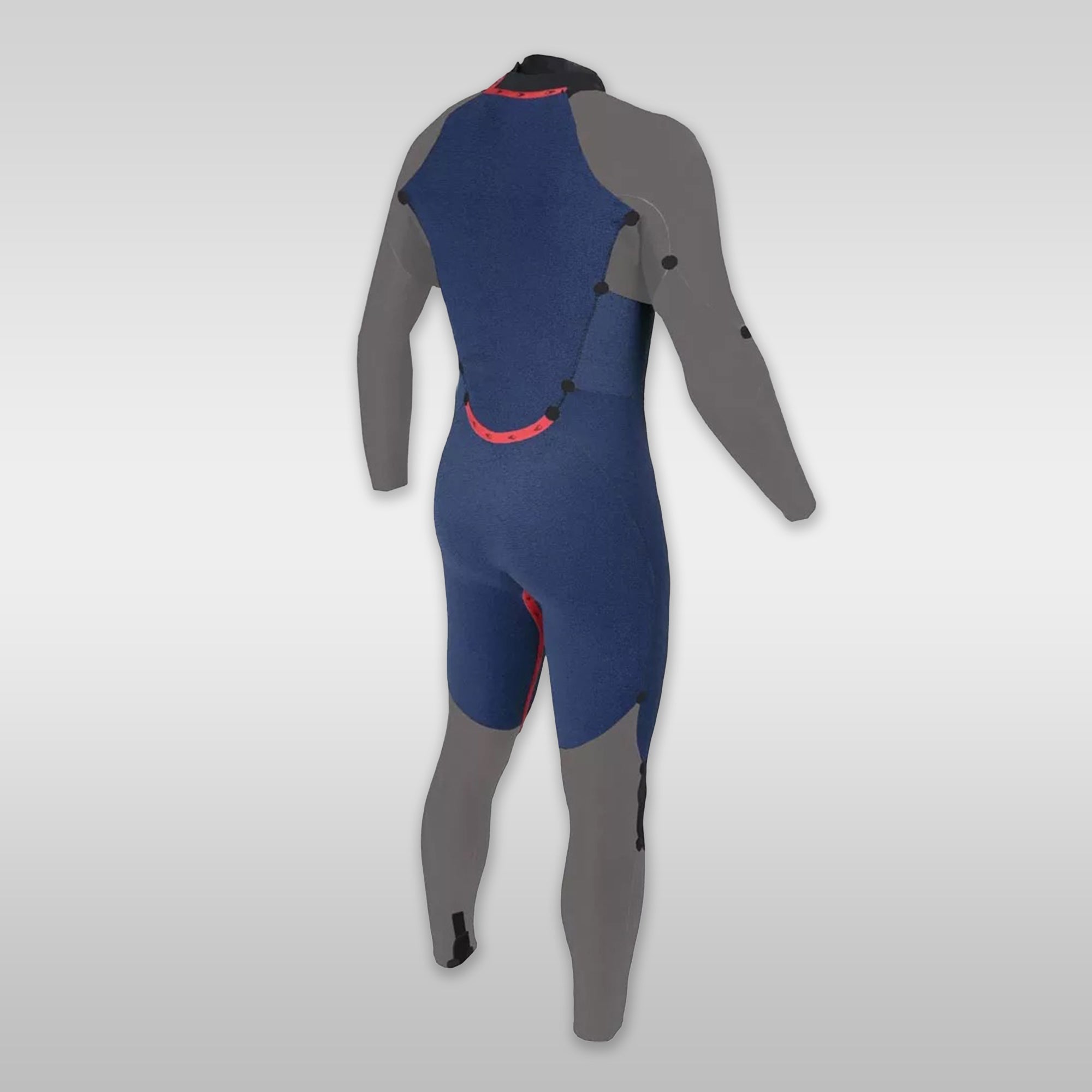 Soöruz FIGHTER Back-Zip Blue 3/2 3/2 mm Soöruz